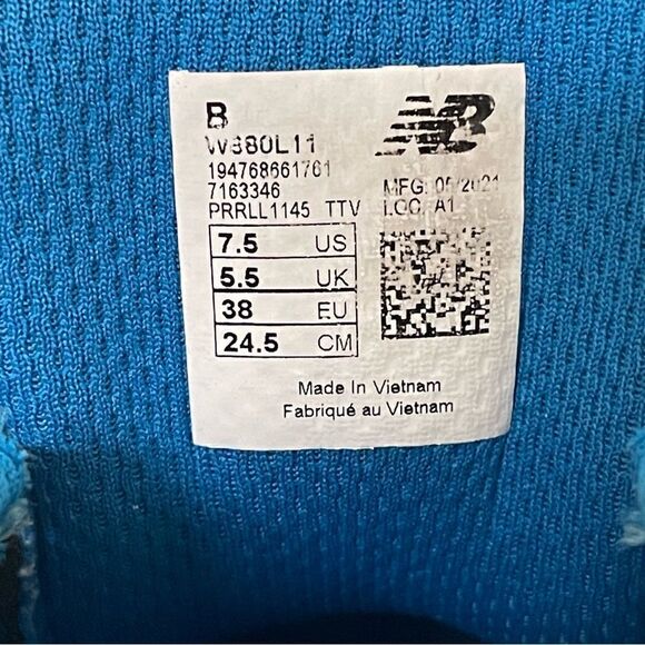 New Balance Fresh Foam 880 V11 W880L11 Women's Blue Running Shoes Size 7.5B - Picture 5 of 16